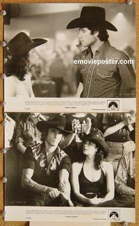 3y903 URBAN COWBOY 2 8x10 stills '80 great images of John Travolta, Debra Winger & Scott Glenn!