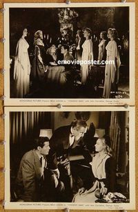 3y917 VOODOO MAN 2 8x10s '44 Bela Lugosi, great image of scared couple & ritual w/sexy priestesses!
