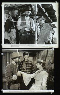 3y944 WESTERNER 2 8x10 movie stills '40 two great pictures of cowboy Gary Cooper!
