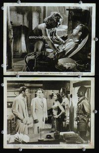 3y953 WHITE CARGO 2 8x10 movie stills '42 great images of sexy Hedy Lamarr, Walter Pidgeon!