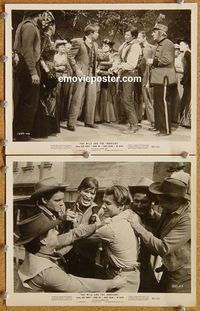 3y958 WILD & THE INNOCENT 2 8x10 movie stills '59 two images of fighting Audie Murphy!