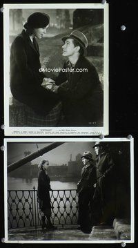 3y966 WINTERSET 2 8x10 movie stills '36 two cool images of young Burgess Meredith, Margo!