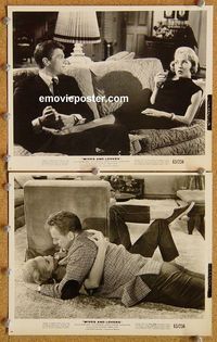 3y970 WIVES & LOVERS 2 8x10 movie stills '63 two great images of Janet Leigh + Van Johnson!