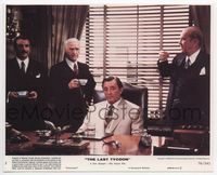 3y101 LAST TYCOON color 8x10 movie still #2 '76 Ray Milland standing by Robert Mitchum at desk!