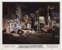 3y105 LOVE HAS MANY FACES color 8x10 #1 '65 barechested Hugh O'Brian watches Ruth Roman in bed!