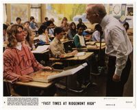 3y065 FAST TIMES AT RIDGEMONT HIGH 8x10 mini LC '82 Ray Walston is outraged at Sean Penn's pizza!