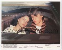 3y098 KING OF THE GYPSIES 8x10 mini lobby card #2 '78 Eric Roberts & Brooke Shields close up in car!