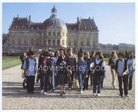 3y103 LITTLE ROMANCE color 8x10 '79 cool image of school kids walking in front of French chateau!