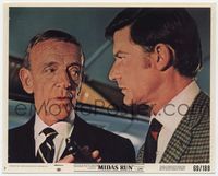 3y114 MIDAS RUN 8x10 mini movie lobby card #3 '69 close up of Fred Astaire & Roddy McDowall!