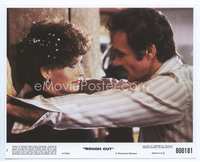 3y152 ROUGH CUT 8x10 mini lobby card #7 '80 Burt Reynolds corners Lesley-Anne Down against the wall!