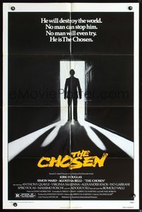 3z149 CHOSEN one-sheet movie poster '78 Kirk Douglas & Virginia McKenna's son is the Anti-Christ!