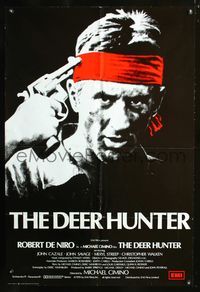 3z214 DEER HUNTER English 1sh '78 directed by Michael Cimino, Robert De Niro, Russian Roulette!