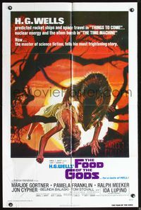 3z330 FOOD OF THE GODS int'l 1sheet '76 artwork of giant rat feasting on dead girl by Drew Struzan!