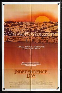 3z503 INDEPENDENCE DAY one-sheet '82 Kathleen Qinlan, David Keith, a small town is a hard place!