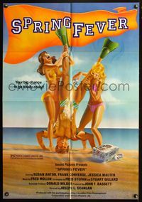 3z855 SPRING FEVER one-sheet movie poster '82 Canadian beach comedy!