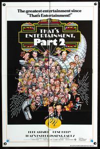 3z898 THAT'S ENTERTAINMENT PART 2 int'l one-sheet '75 Fred Astaire, Gene Kelly & many MGM greats!