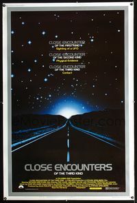 4a316 CLOSE ENCOUNTERS OF THE THIRD KIND 40x60 movie poster '77 Steven Spielberg sci-fi classic!