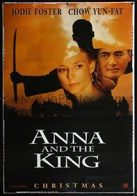 4a208 ANNA & THE KING printer's test DS bus stop movie poster '99 Jodie Foster, Chow Yun-Fat
