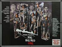 4a158 BIG RED ONE subway poster '80 directed by Samuel Fuller, cool montage of Lee Marvin & stars!