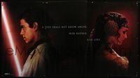 4a183 ATTACK OF THE CLONES vinyl banner '02 Star Wars Episode II, Christensen & Natalie Portman!