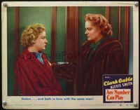 4b062 ANY NUMBER CAN PLAY LC #8 '49 sisters Alexis Smith & Audrey Totter in love with the same man!