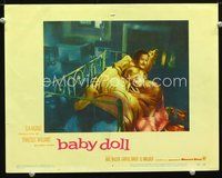 4b084 BABY DOLL lobby card #6 '57 great image of Eli Wallach & sexy Carroll Baker, sex classic!