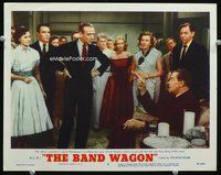 4b093 BAND WAGON LC #4 '53 Jack Buchanan lectures Fred Astaire in front of Charisse & top cast!