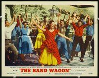 4b094 BAND WAGON movie lobby card #6 '53 Nanette Fabray leads chorus in singing Louisiana Hayride!