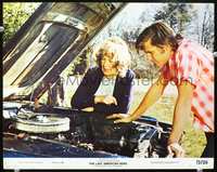 4c402 LAST AMERICAN HERO color 11x14 #2 '73 young Jeff Bridges works on car w/Geraldine Fitzgerald!