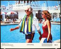4c438 LOVING COUPLES color 11x14 movie still #8 '80 Susan Sarandon & James Coburn by pool!