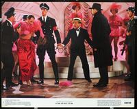 4c868 TO BE OR NOT TO BE movie lobby card #8 '83 wacky image of Mel Brooks, Nazis, man in drag!