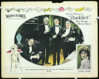 4c130 DADDIES movie lobby card '24 great image of ex-bachelor Harry Myers, Claire Adams!
