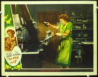 4c177 EGG & I LC #4 '47 Claudette Colbert burns food while trying to cook on primitive stove!