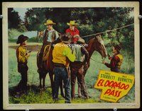 4c178 EL DORADO PASS LC '48 Charles Starrett as Durango Kid, great image of frontier justice!