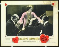4c197 FOR WIVES ONLY movie lobby card '26 cool image of pretty Marie Prevost w/adoring men!