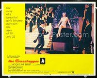 4c246 GRASSHOPPER LC #7 '70 sexy showgirl Jacqueline Bisset in skimpy feathered costume on stage!