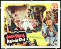 4c273 HAREM GIRL movie lobby card '52 wacky image of Joan Davis & Peggie Castle!