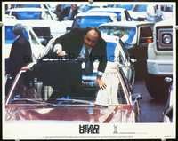 4c276 HEAD OFFICE movie lobby card #7 '86 wacky image of Danny DeVito in traffic jam!