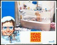 4c277 HEAD OVER HEELS LC #5 '79 sexy Gloria Grahame in bathtub, wacky Nancy Stahl border art!