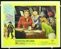 4c301 HIGH WIND IN JAMAICA movie lobby card #1 '65 cool image of Anthony Quinn w/children!