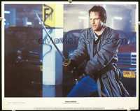 4c303 HIGHLANDER movie lobby card #8 '86 cool image of Christopher Lambert w/katana!