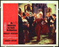 4c323 HOUSE IS NOT A HOME movie lobby card #4 '64 great image of Shelley Winters in dress!