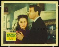 4c328 HOW GREEN WAS MY VALLEY LC '41 close up of Walter Pidgeon with his arm on Maureen O'Hara!