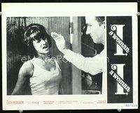 4c339 I A WOMAN movie lobby card R68 wild image of Essy Persson being slapped!