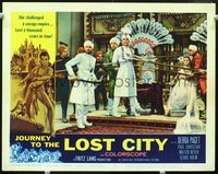 4c365 JOURNEY TO THE LOST CITY LC #4 '59 Fritz Lang, guys w/turbans in cool outfits pointing spears