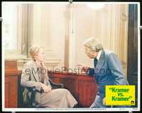 4c392 KRAMER VS. KRAMER movie lobby card #6 '79 Meryl Streep on the witness stand!