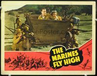 4c469 MARINES FLY HIGH movie lobby card '40 cool image of Chester Morris & Lucille Ball!