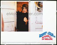 4c477 McCABE & MRS. MILLER movie lobby card #4 '71 image of Julie Christie!