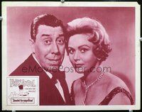 4c704 SENECHAL THE MAGNIFICENT movie lobby card '57 close-up of Fernandel & Nadia Gray!
