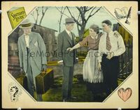 4c722 SHATTERED LIVES lobby card '25 group image of Edith Roberts, Robert Gordon, Eddie Phillips!